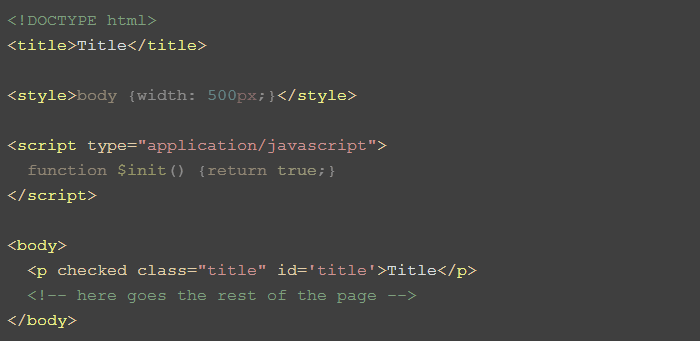 code syntax highlighting