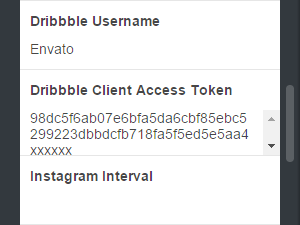 Dribbble Client Access Token